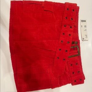 Urban Outfitters Red Mini Skirt